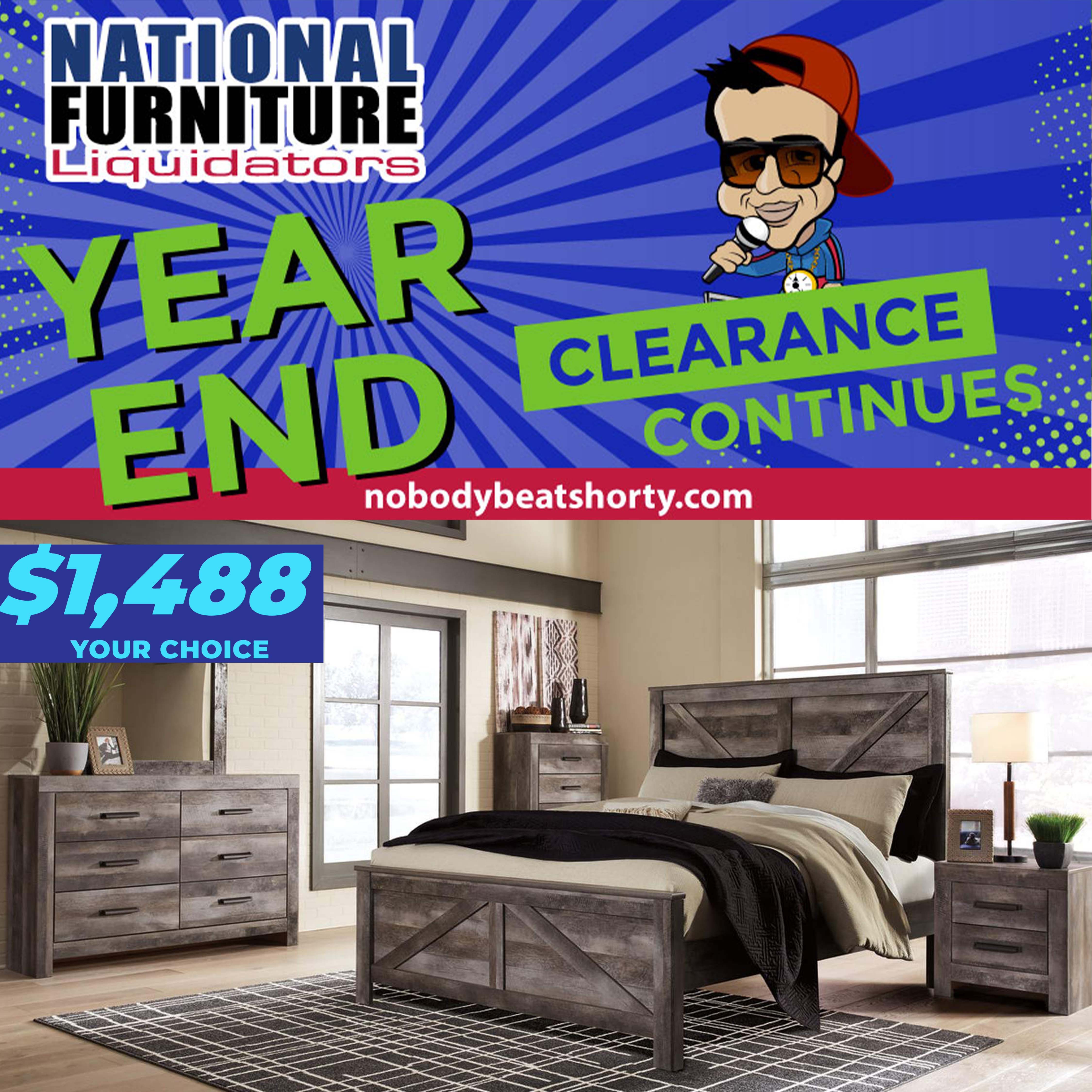 Kickstart 2024 with National Furniture Liquidators' Extended Year-End Clearance Sale in El Paso
