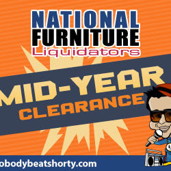 Mid-Year Clearance Sales at National Furniture Liquidators!