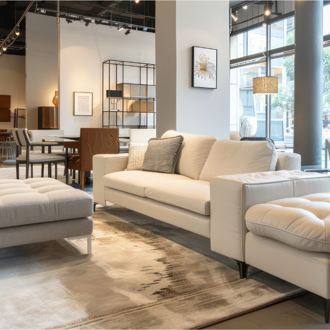 A furniture store that carries Ashley furniture