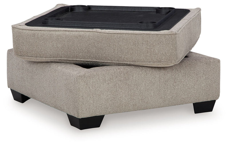 Claireah - Ottoman With Storage - Umber