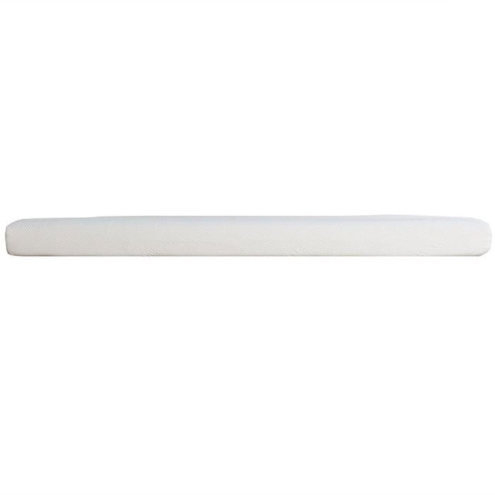 6" Firm Gel Memory Foam Mattress With Cooling Technology - White - Full