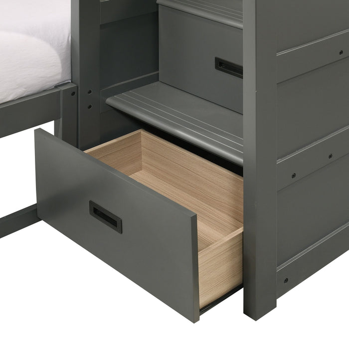 Sami - Step Bunk With Right Headboard