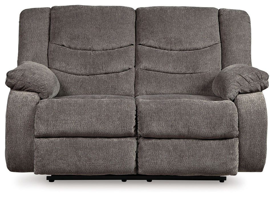 Tulen - Reclining Loveseat - Gray