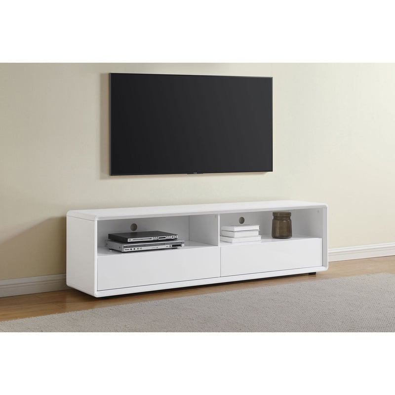Cordova - 2 Drawer TV Stand - Gloss White