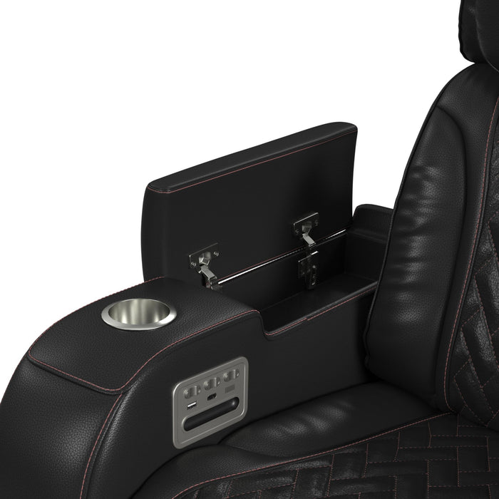 Prime Time - P3 Recliner With LED And Wireless Charger Pocket