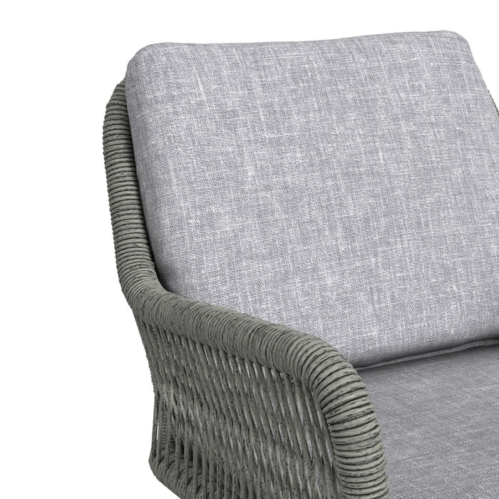 Bayhill - Fabric Barstool (Set of 2) - Black / Gray