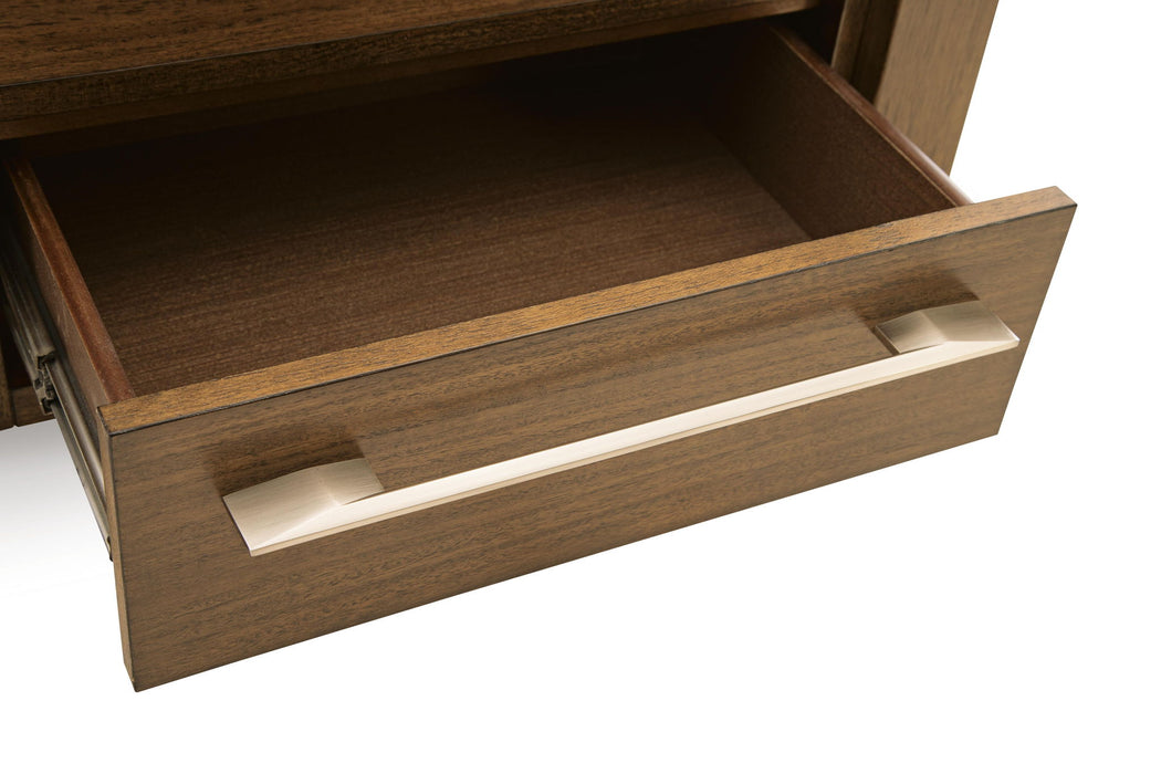 Marxmore - Square End Table - Brown
