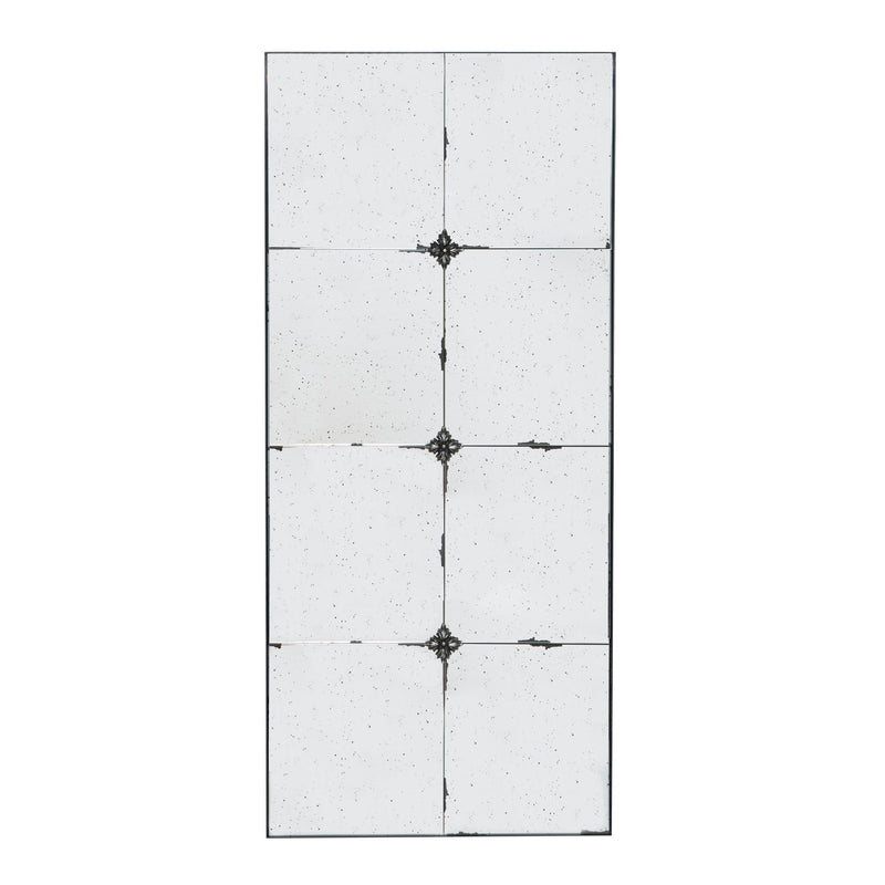 Traditional Decor Style Antique Glass Panel Mirror, Wall Mirror For Bathroom Entryway Console Lean Against Wall