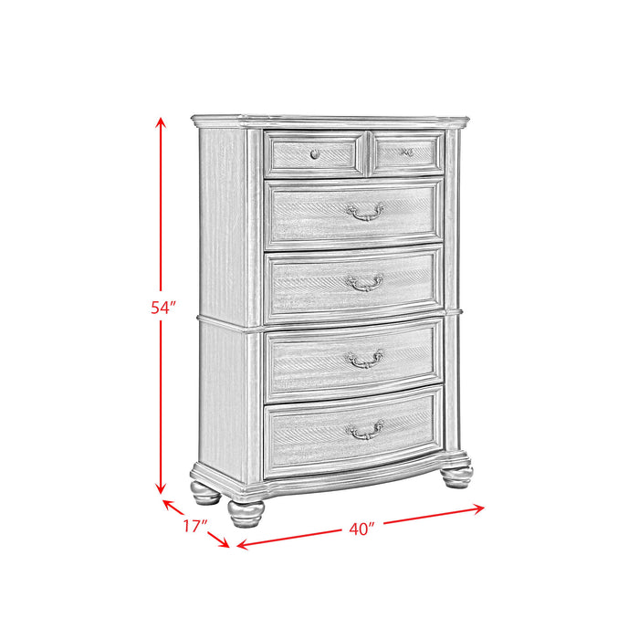 Brunswick - 5-Drawer Chest - Mahogany