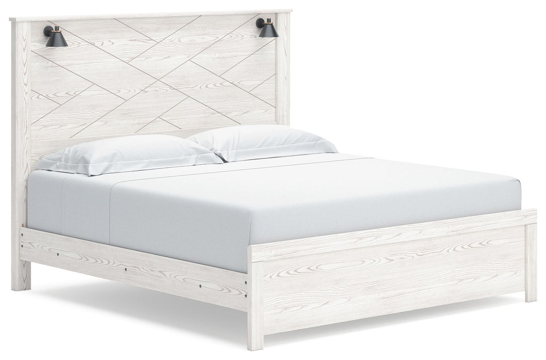 Gerridan - Panel Bedroom Set With Sconces