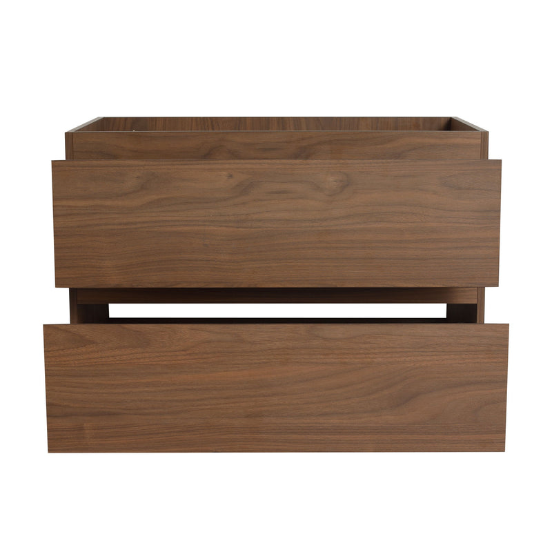Wall Mounted Bathroom Vanity & Sink, 2 Soft Close Drawers