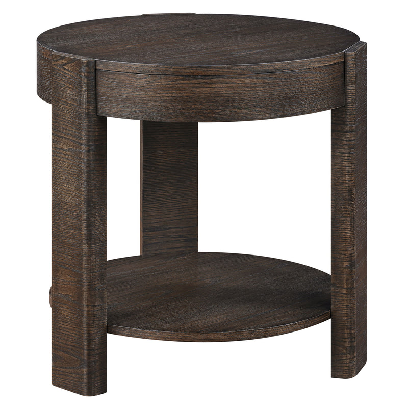 Salina - 3 Piece Round Occasional Set - Espresso