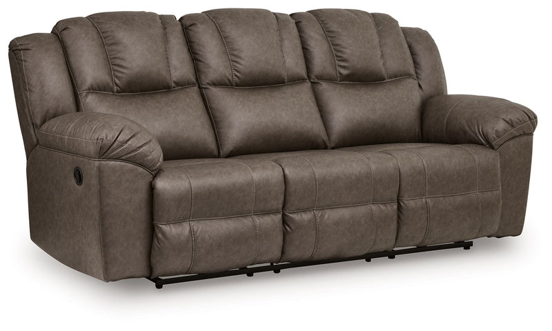 Lowilla - Reclining Sofa - Driftwood