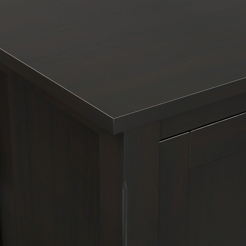 Warm Shaker - TV Media Stand - Hickory Brown