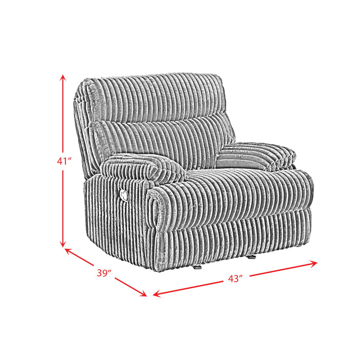 Admiral - Motion Recliner - Black