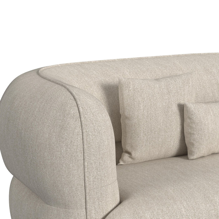 Four Seasons - Sectional Set With 6 Pillows - Camel