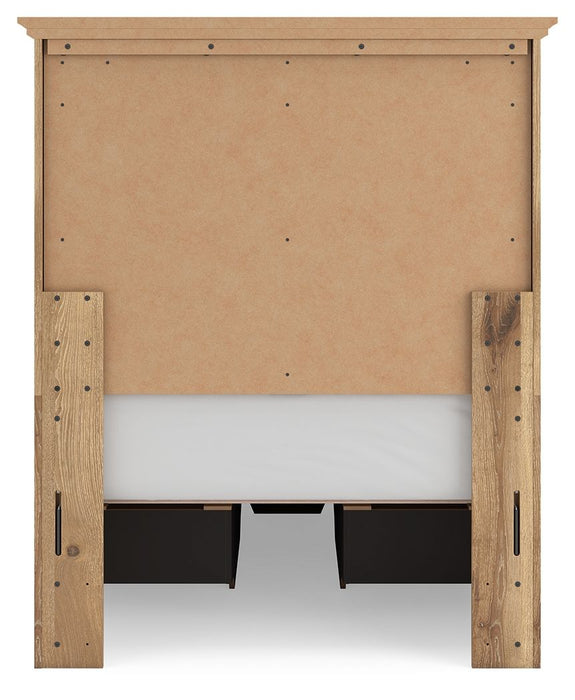 Makidern - Panel Storage Bed