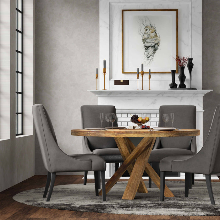 Crossings - Downtown Round Dining Table - Amber