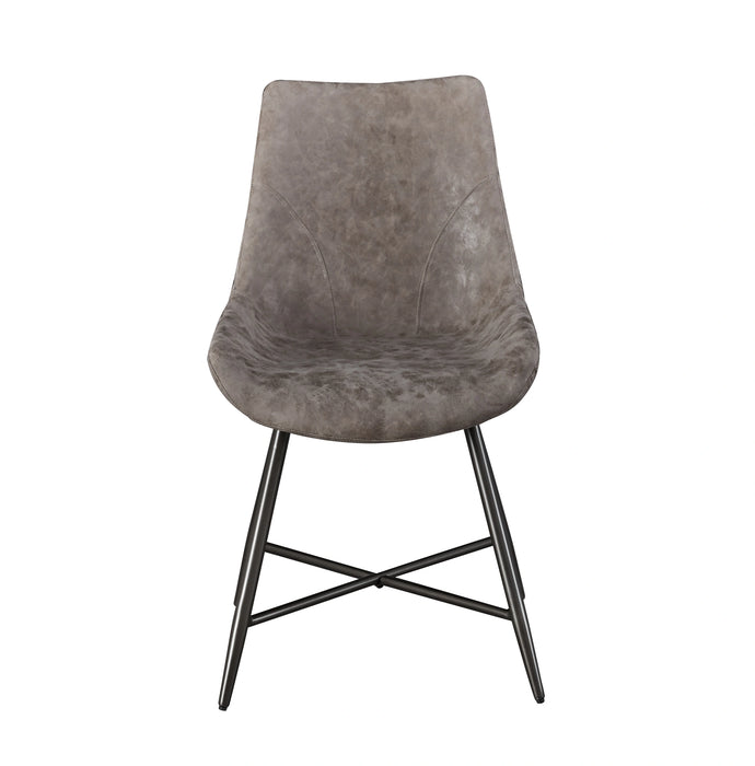 Steve Silver Ramona Side Chair in Brown (Set of 2)