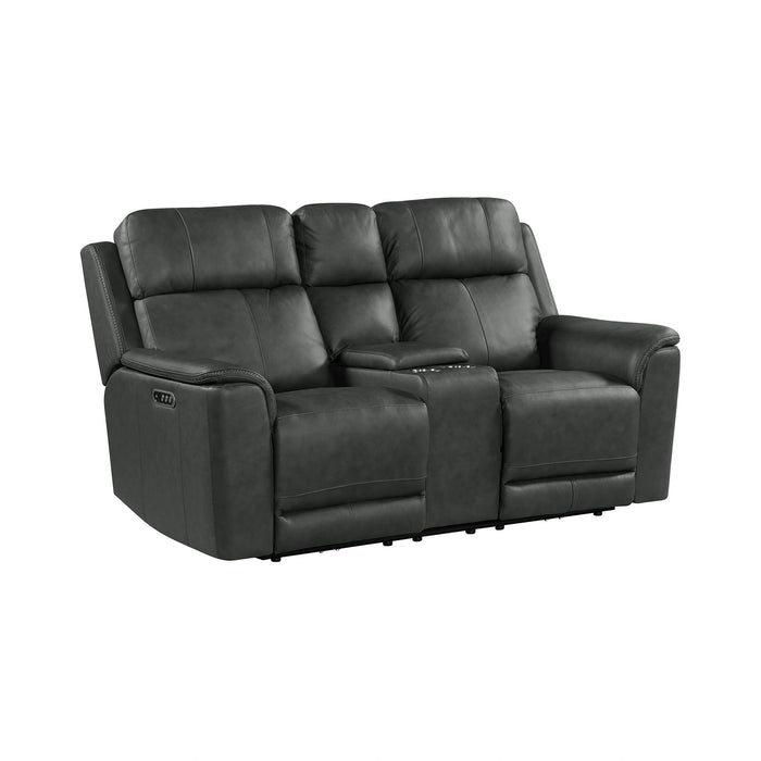 Mustang P3 Loveseat with Console in Aline