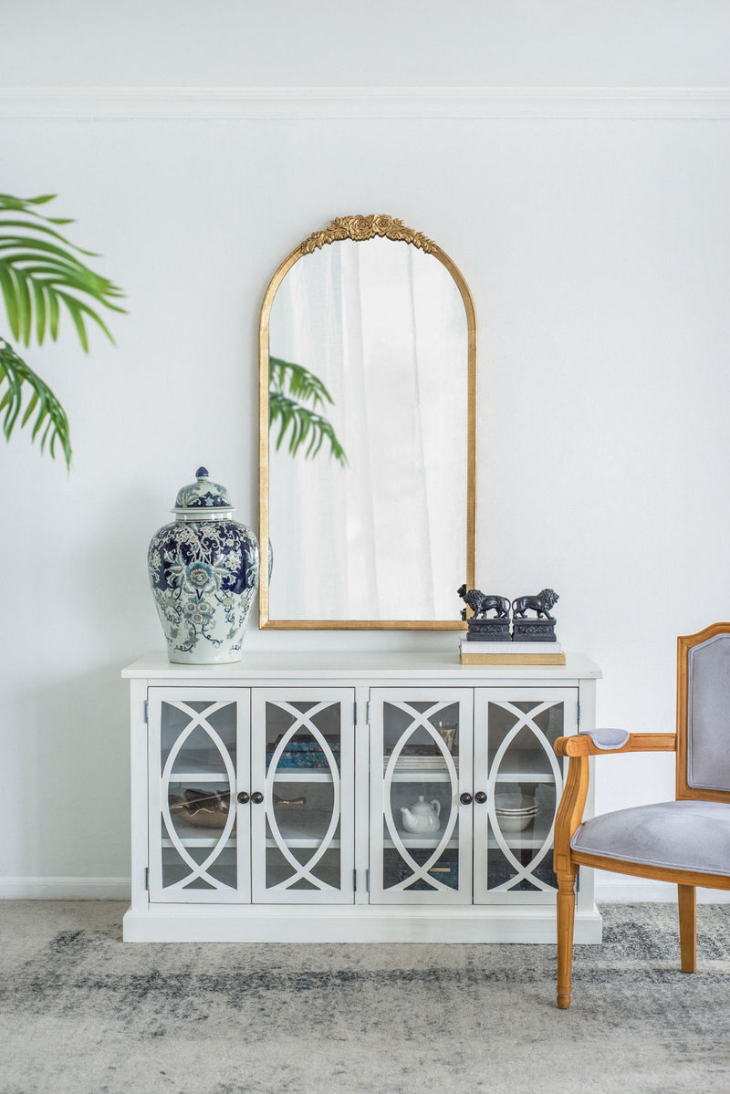 Wood Floor Mirror, Full Body Mirror Dressing Make Up Mirror For Bathroom
