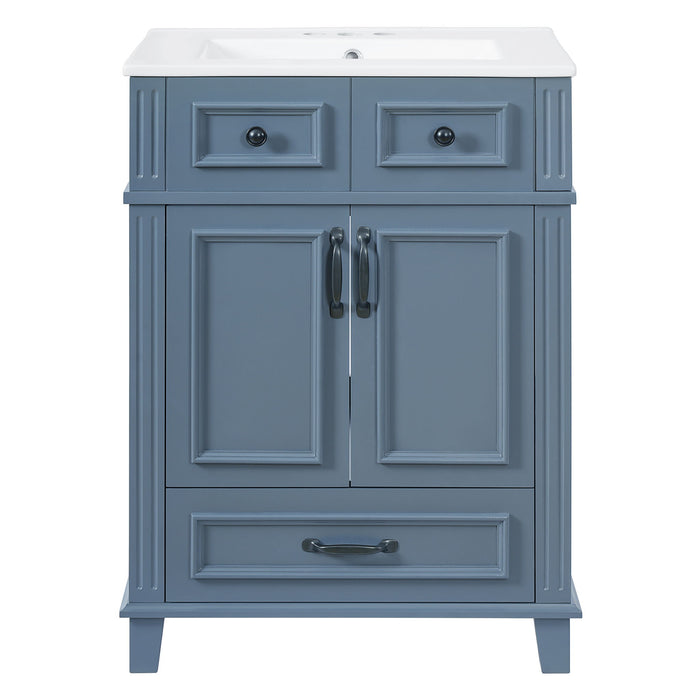 Bathroom Vanity With Sink, Storage Cabinet