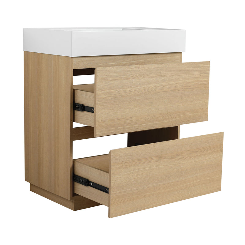 Modern Freestanding Bathroom Vanities With Single Sink Combo