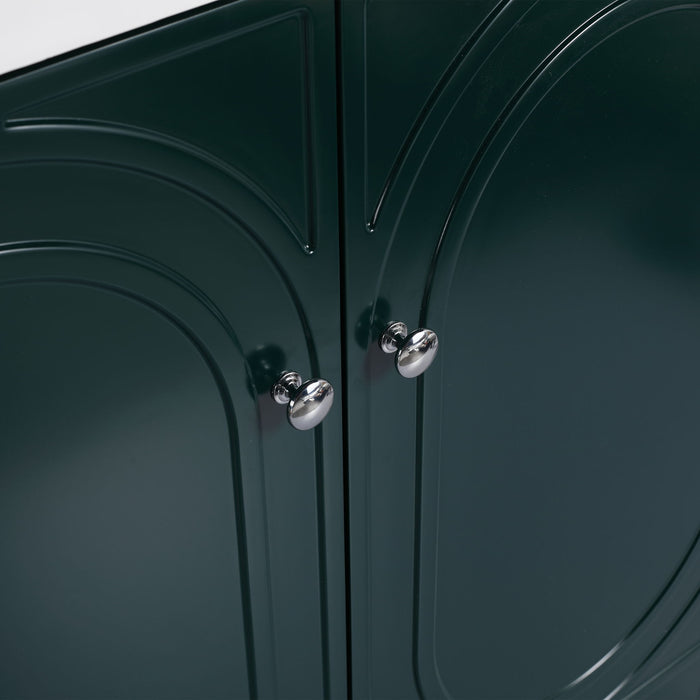 Modern Freestanding Bathroom Vanity With Soft Close Cabinet Doors