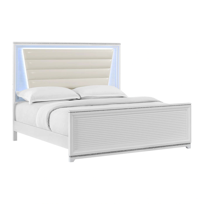 Denmark UPH Bed with Lights