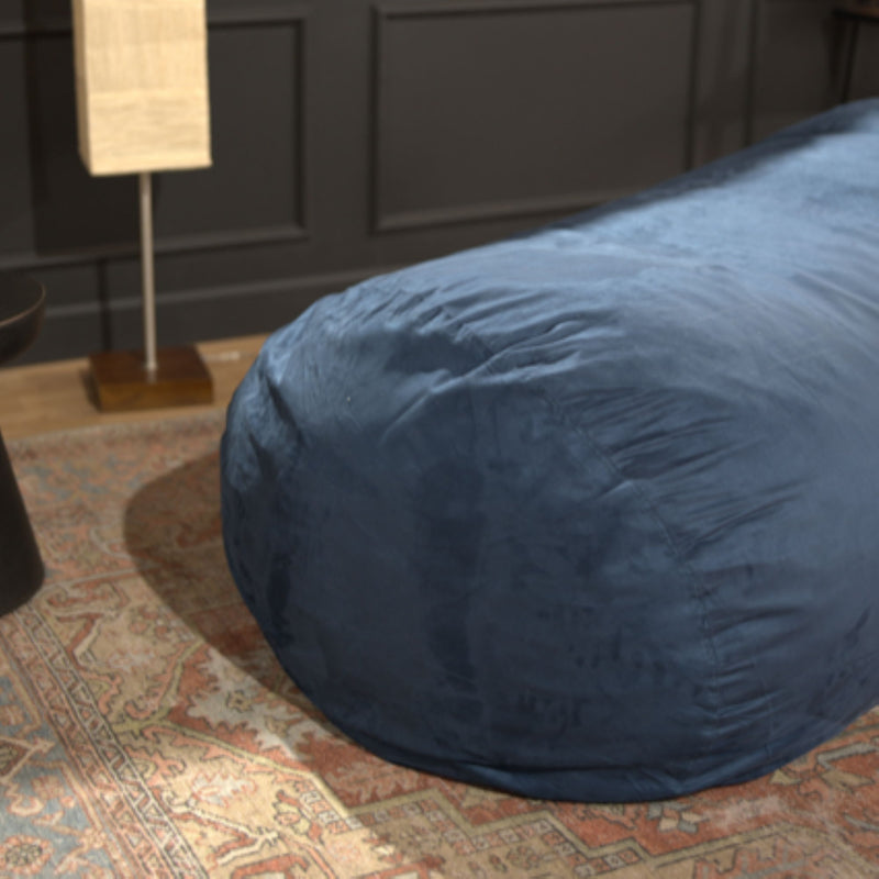 Jasper - Traditional Cylindrical Suede Bean Bag