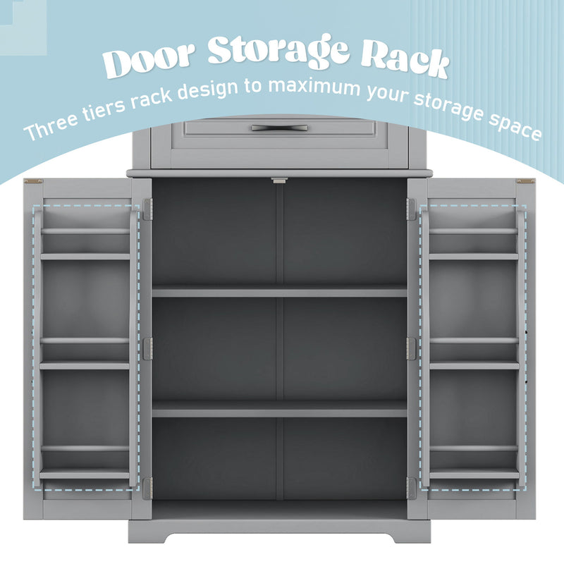 Bathroom Storage Cabinet With Drawer And Adjustable Shelf
