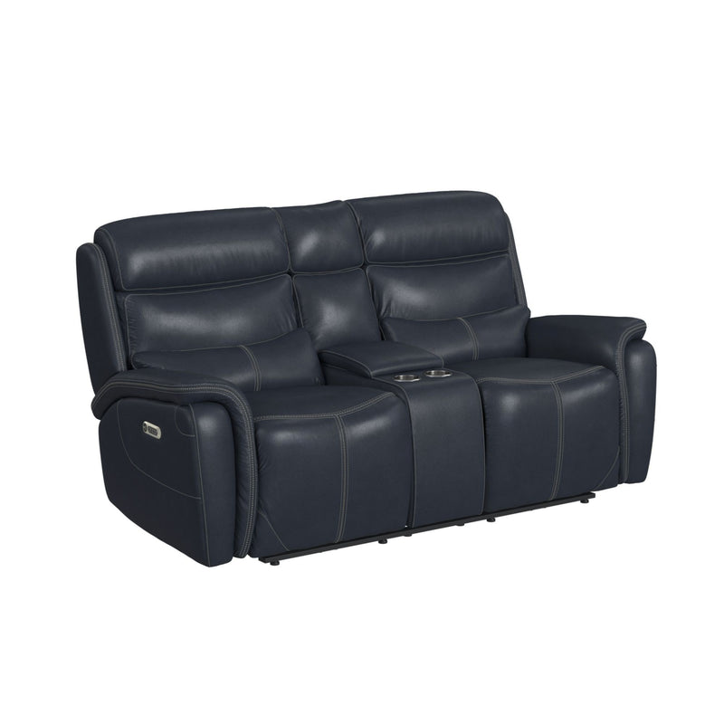 Aruba - Power Motion Loveseat With Power Headrest And Console