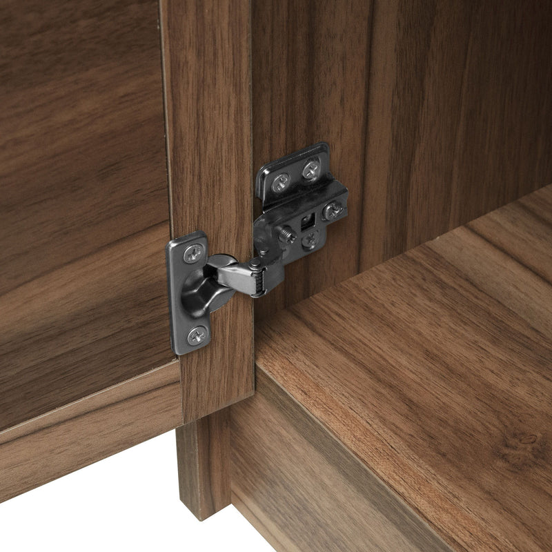 Modern Storage Closet For Bedroom, Entryway, Or Living Room - Walnut