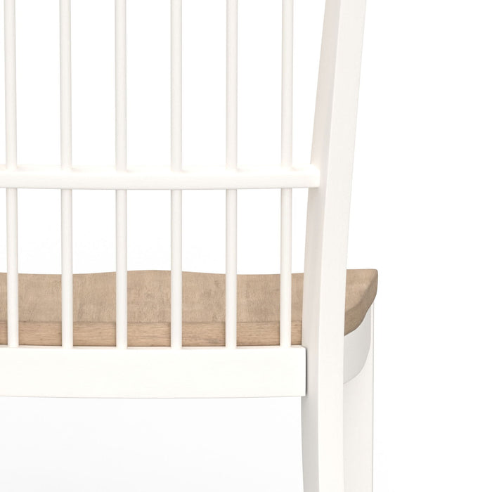 Americana Modern Dining - Spindle Back Dining Chair (Set of 2) - Cotton White