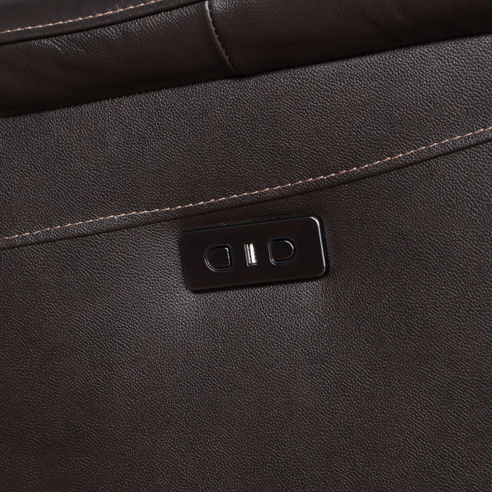 Alexandria - Leather Power Sectional