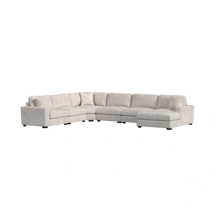 Arizona Modular Armless Chair in Steno Beige