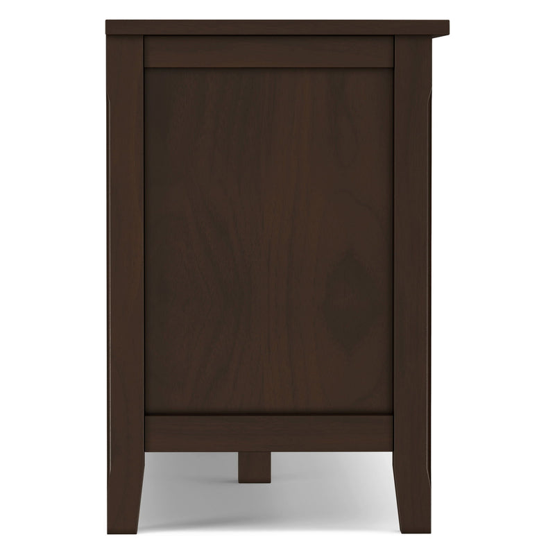 Warm Shaker - TV Media Stand Handcrafted - Tobacco Brown