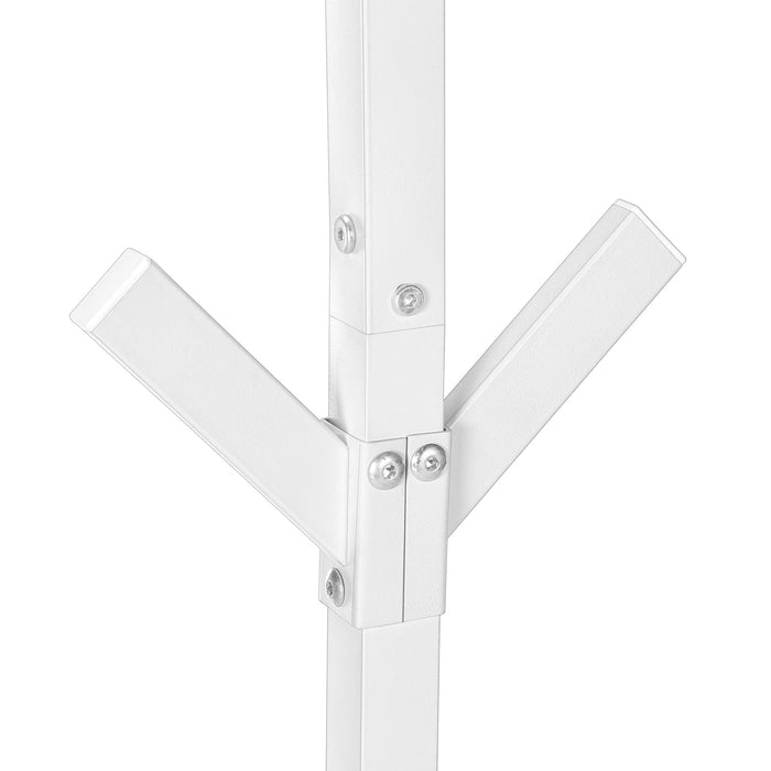 Coat Rack, Hall Tree, Free Standing, 8 Hooks, Entryway, Contemporary & Modern