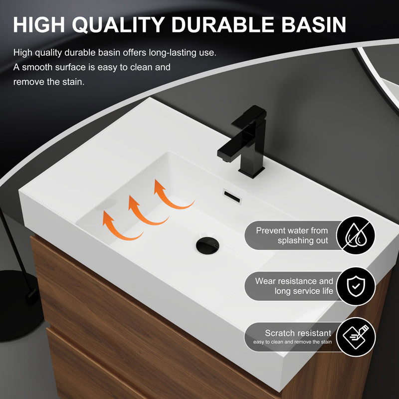 Modern Freestanding Bathroom Vanities With Single Sink Combo