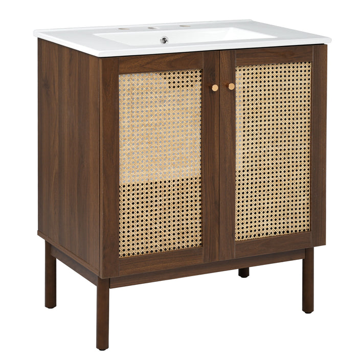 Bathroom Vanity Cabinet With Doors, Soft Close Design