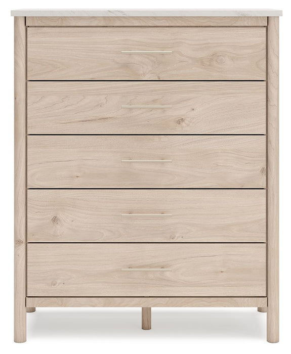 Cadmori - Five Drawer Wide Chest - Two-Tone