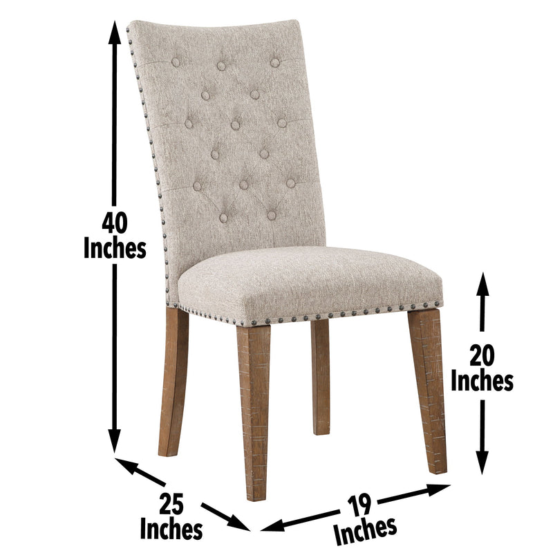 Riverdale - Side Chair - Oatmeal