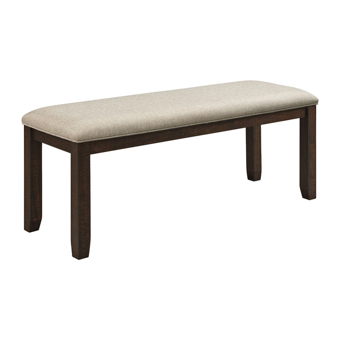 Jax - 6 Piece Dining Set (72" Table, Four Chairs And Bench) - Cherry