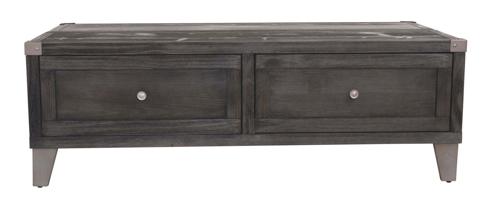 Todoe - Lift Top Cocktail Table - Dark Gray