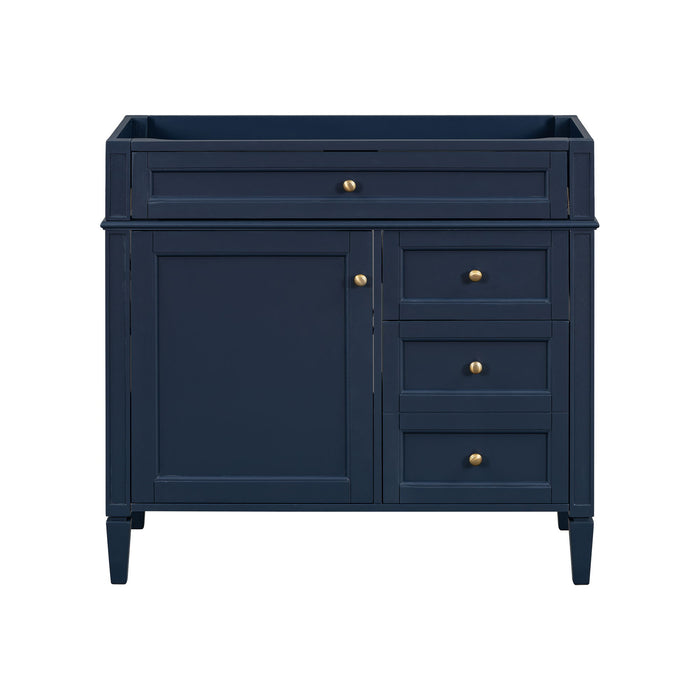 Bathroom Vanity With 2 Drawers And Tip-Out Drawer, Storage Cabinet