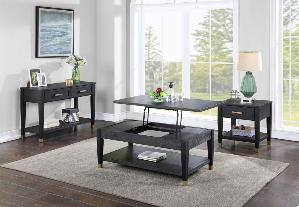 Yves - Lift-Top Coffee Table - Black