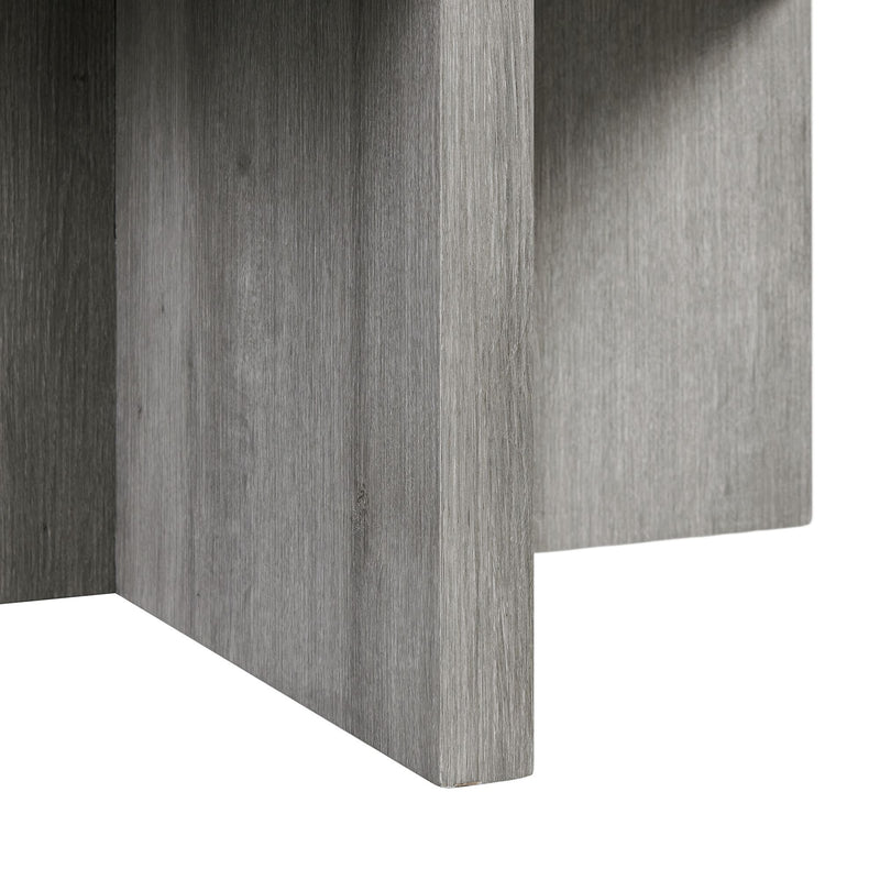 Uster - 2 Piece Occasional Set (Coffee Table And End Table) - Light Gray