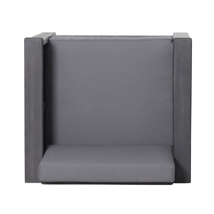 Slat Design Club Chairs With Cushions