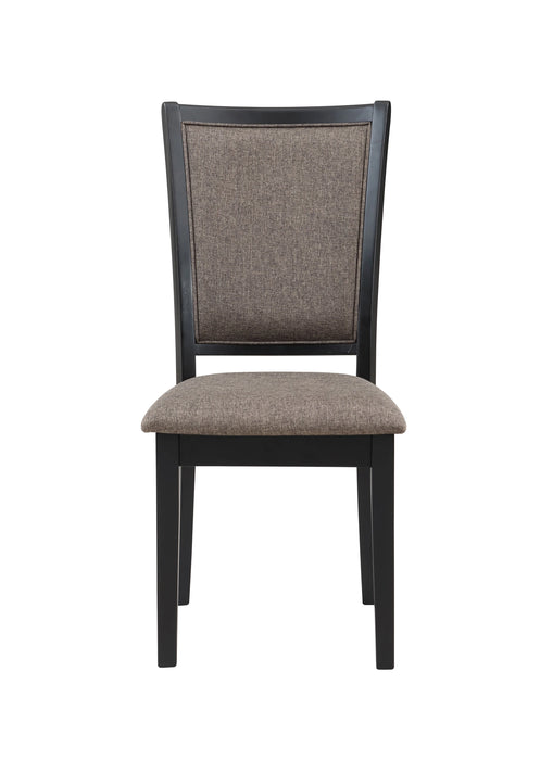 Potomac 60" Rectangle Dining Table & 4 Chairs-Brown/Black