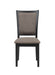 Potomac 60" Rectangle Dining Table & 4 Chairs-Brown/Black
